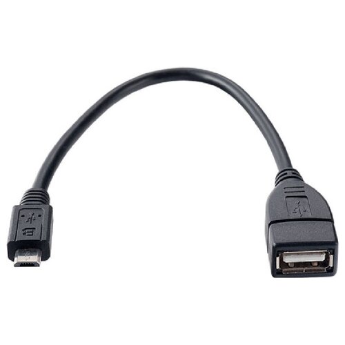 фото Perfeo кабель usb2.0 a розетка - micro usb вилка (otg), длина 0,2 м. (u4202)