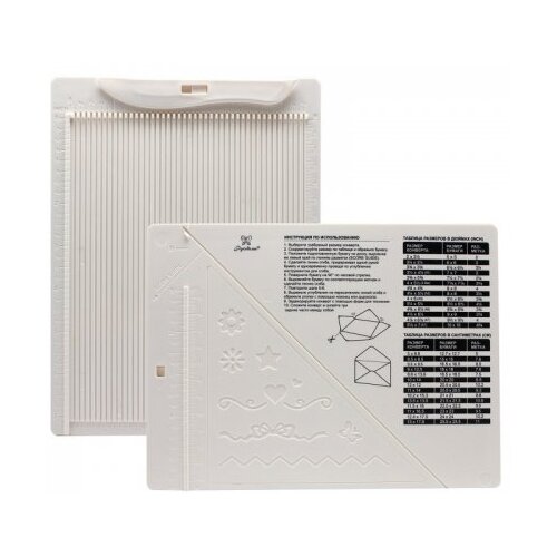 фото Доска для создания конвертов и открыток, 21,5x16,2x0,7 см, арт. ddb-02 рукоделие