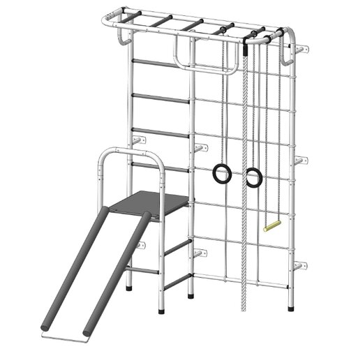 фото Спортивно-игровой комплекс пионер с107м белый/серый
