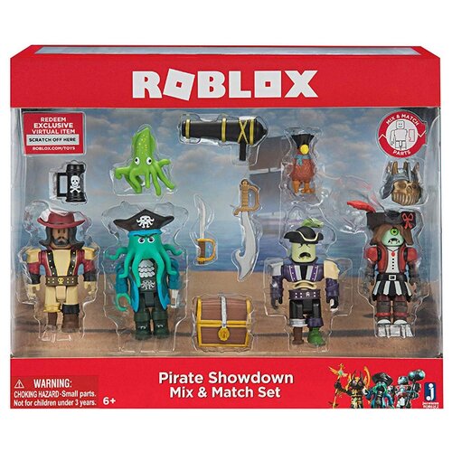 фото Набор фигурок roblox: pirate showdown mix & match set jazwares