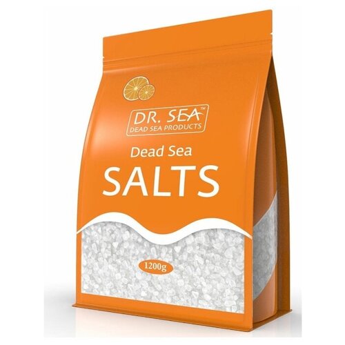 Фото - Dr. Sea / Натуральная минеральная соль Мертвого моря обогащенная экстрактом апельсина, (Dead Sea Salt), 1200 г dr sea firming