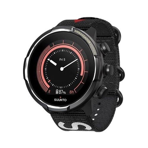 фото Умные часы suunto 9 baro ambassador edition titanium, черный
