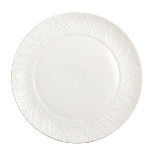 фото Доляна тарелка обеденная лэйн 22 см белый