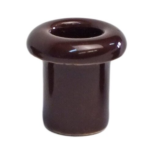 фото Втулка межстеновая фарфор коричневая(упаковка 25 штук) edisel