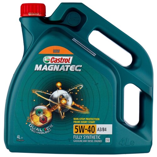 фото Моторное масло castrol magnatec 5w-40 а3/в4 dualock 4 л