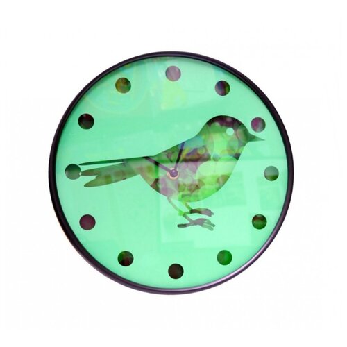 фото Часы настенные пластиковые "птичка" arte nuevo