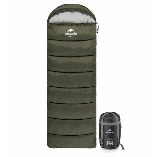 фото Спальник naturehike new envelope cotton sleeping bag with hood