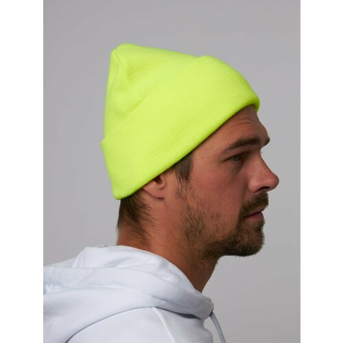 фото Шапка бини zhaki, размер 55-60, желтый