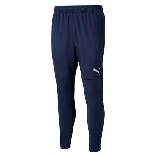 фото Брюки puma teamfinal training pants peacoat-smoked, размер m, синий