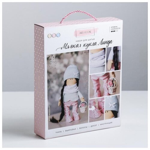 фото Интерьерная кукла "линда", набор для шитья, 18 x 22.5 x 4.5 см арт узор