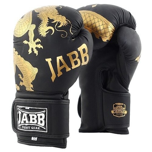 фото Перчатки боксерские "jabb. je-4070/asia gold dragon", черный, 8 унций
