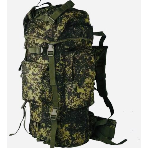 фото Тактический рюкзак 80-100 литров усиленный спортивный для горных видов спорта туризма кемпинга альпинизма путешествий, цвет пиксель rkz