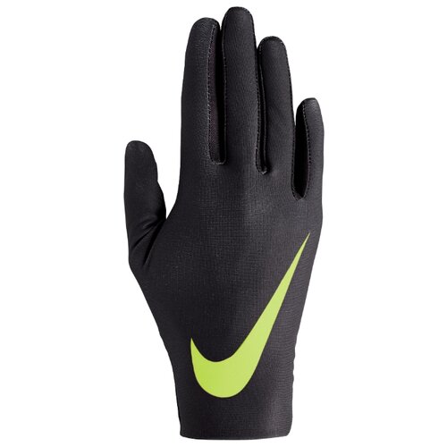 фото Перчатки флис nike pro warm women's liner gloves l black/black/volt