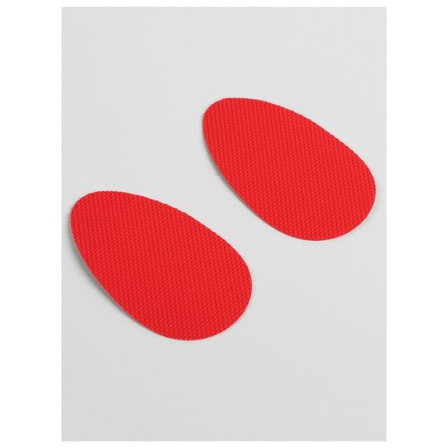 фото Накладки для обуви, противоскользящие, 8 x 5 см, пара, цвет красный onlitop