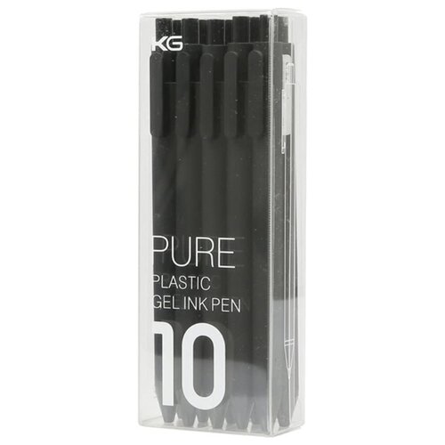 фото Xiaomi набор гелевых ручек kaco pure pen, 10 шт, черный цвет чернил