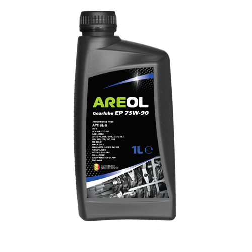 фото Масло трансмиссионное areol gearlube ep 75w-90, 75w-90, 1 л