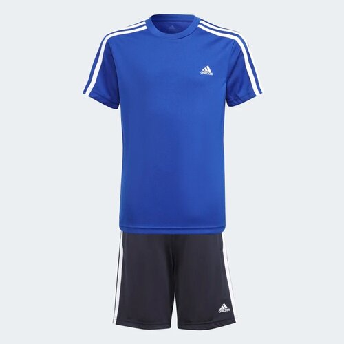 фото Костюм adidas, размер 104, синий, белый