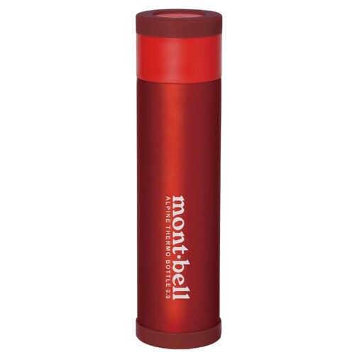 фото Классический термос montbell alpine thermo bottle (0.9 л) красный