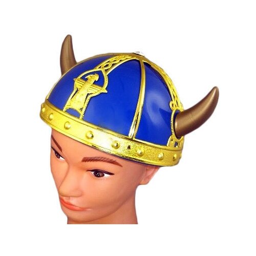 фото Шлем викинга с золотыми рогами, размер: 56 (арт. пт436) i-brigth company