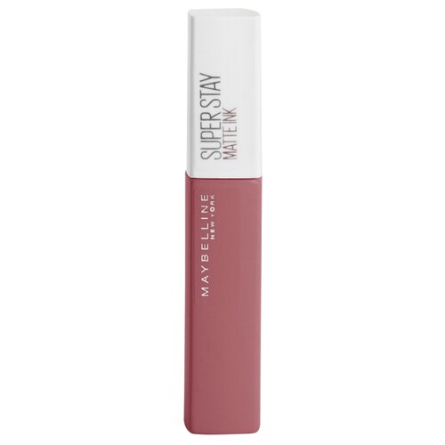 фото Maybelline Super Stay Matte Ink жидкая помада для губ стойкая матовая, оттенок 140, Soloist