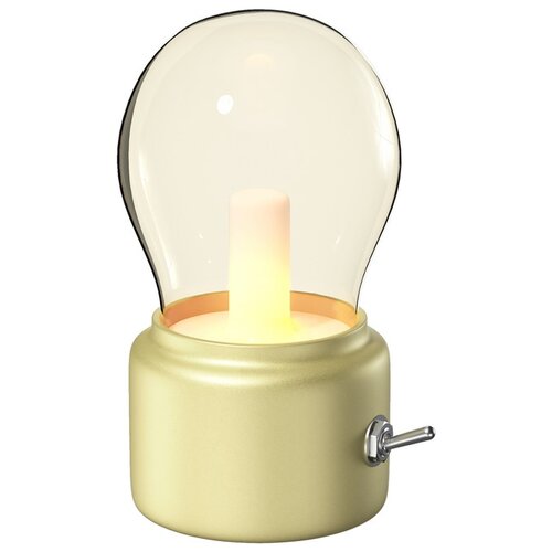 фото Настольная лампа hrs bulb lamp со встроенным аккумулятором (золотистый)