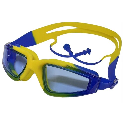 фото Очки для плавания взрослые (желтый/синий) b31545-5 hawk
