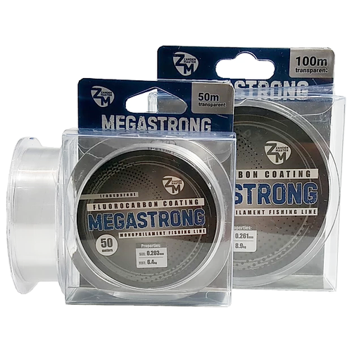 фото Леска zandermaster mega strong (прозрачная) 0.437 мм, 100 м, 17.1 кг zander master