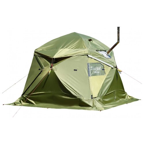 фото Палатка лотос кубозонт 4у зеленый