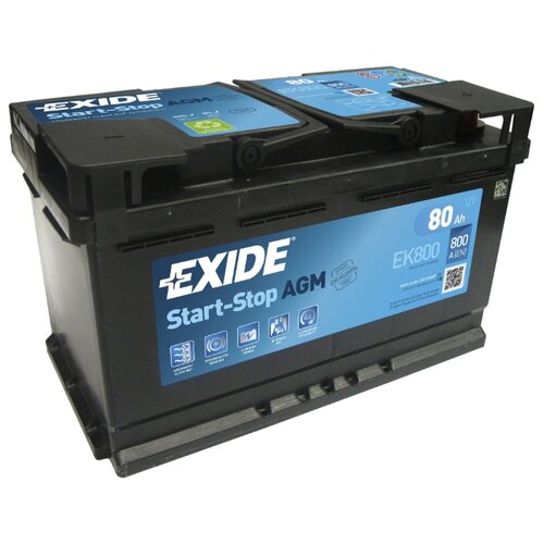 фото Автомобильный аккумулятор exide start-stop agm ek800