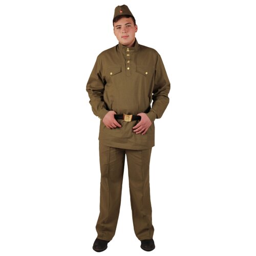 фото Вестифика военный форма мужская солдат с прямыми брюками (бязь)