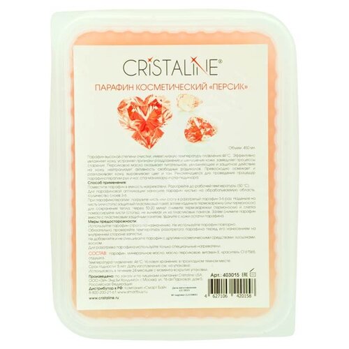 фото Cristaline парафин косметический персик 450 мл