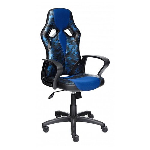 фото Компьютерное кресло tetchair runner military игровое, обивка: текстиль/искусственная кожа, цвет: хаки/черный