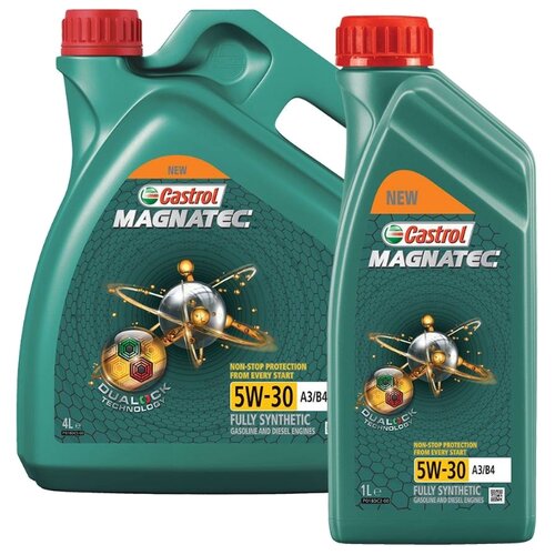 фото Моторное масло castrol magnatec 5w-30 а3/в4 dualock 4+1 л