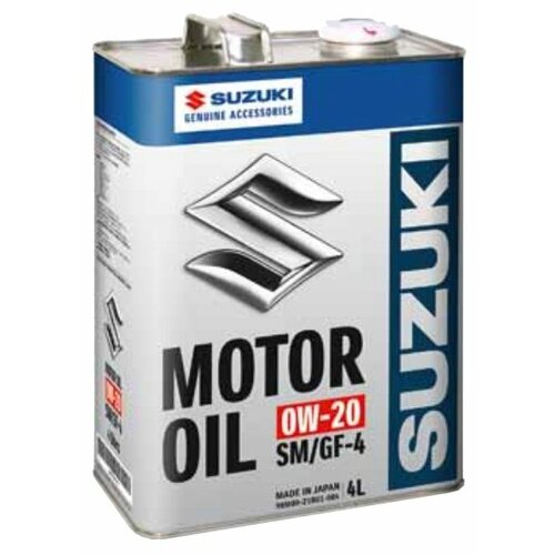 фото Полусинтетическое моторное масло suzuki motor oil 0w-20 4 л