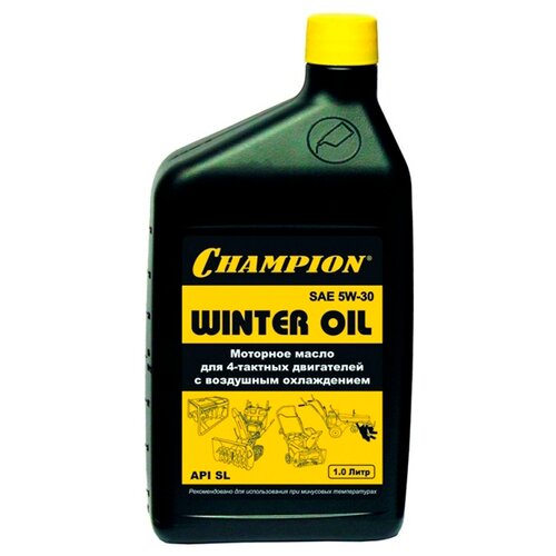 фото Масло для садовой техники champion winter oil sae 5w-30 1 л