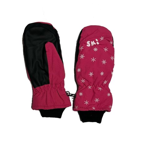 фото Варежки детские непромокаемые 12-14 лет размер 8 цвет розовый саst-tex