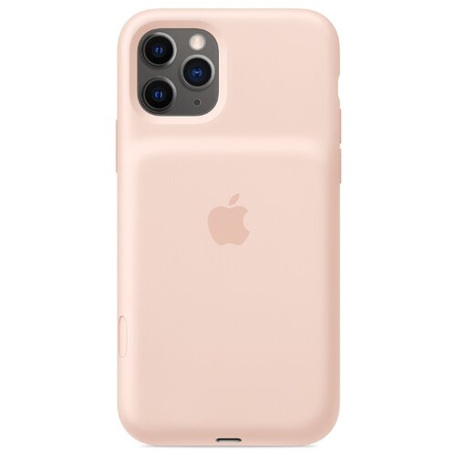 фото Чехол-аккумулятор apple smart battery case для apple iphone 11 pro розовый песок