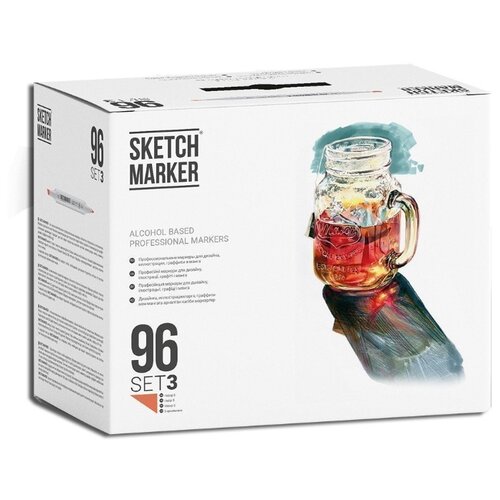 фото Sketchmarker набор маркеров set 3, 96 шт.