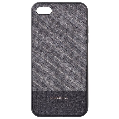 фото Чехол lyambda europa для iphone 8/ iphone se 2020 (la05-se20-bl) light grey strip
