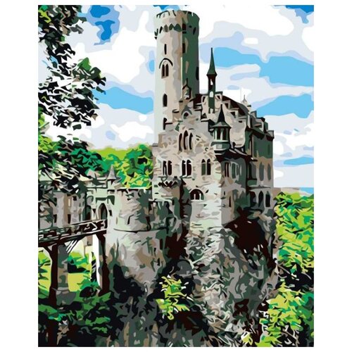 фото Картина по номерам живопись по номерам "замок 2", 40x50 см
