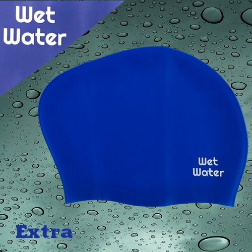 фото Шапочка для плавания wet water extra синяя