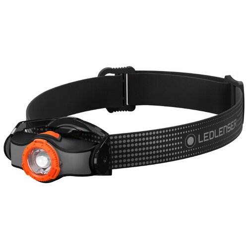 фото Фонарь налобный led lenser mh3 - черный/оранжевый (502148)