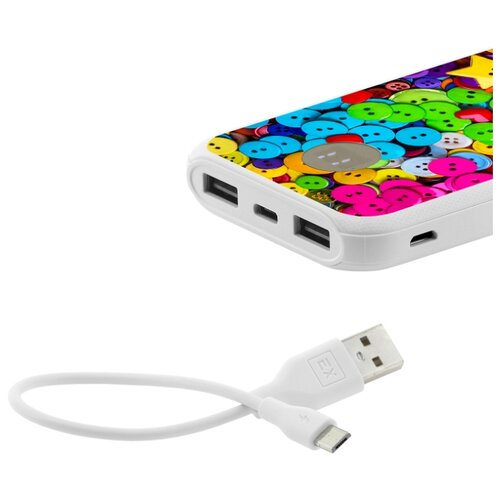 фото Аккумулятор/power bank 10000 mah kruche print пуговки кruче