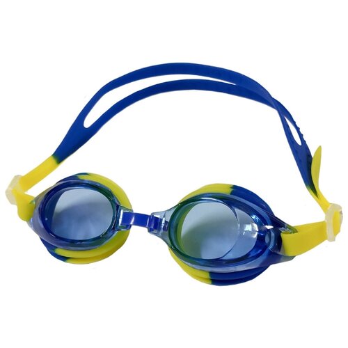 фото Очки для плавания magnum b31526-1 детские мультиколор (синий/желтый)