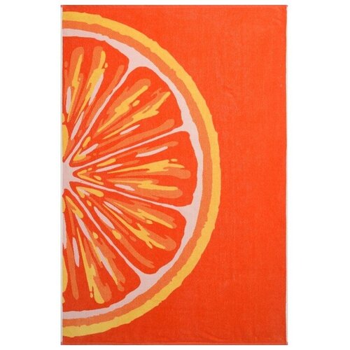 фото Полотенце махровое grapefruit 100х150 см, оранжевый, хлопок 100% 460 гр/м2 4699578 cleanelly