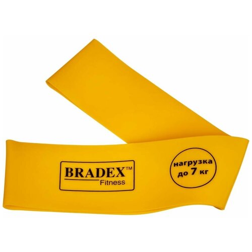 фото Лента-эспандер bradex sf 0261 дл.:30см ш.:5см нагр.:7кг желтый