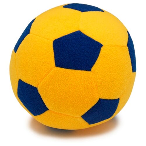 фото Мягкая игрушка magic bear toys мяч мягкий цвет желто-синий диаметр 23 см