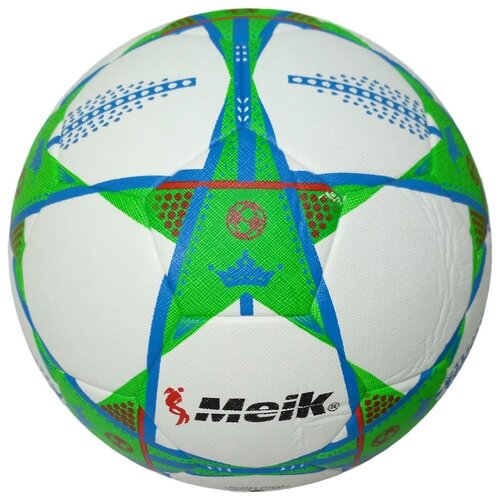 фото D26070 мяч футбольный "meik-115" 4-слоя, tpu+pvc 3.2, 410-450 гр., термосшивка