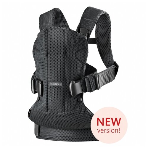 фото Babybjorn рюкзак для переноски ребенка one mesh черный