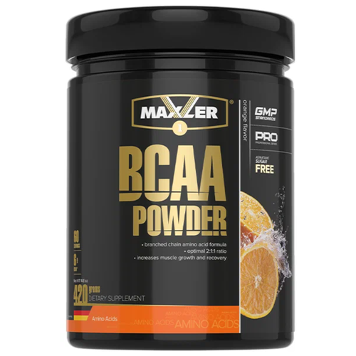 фото Maxler bcaa powder 2:1:1 ( 420 г )апельсин